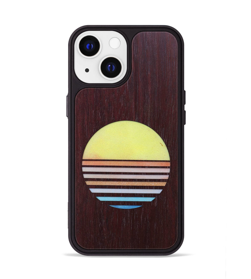 iPhone 13 Wood+Resin Phone Case - Yetty (Retro, 633697)