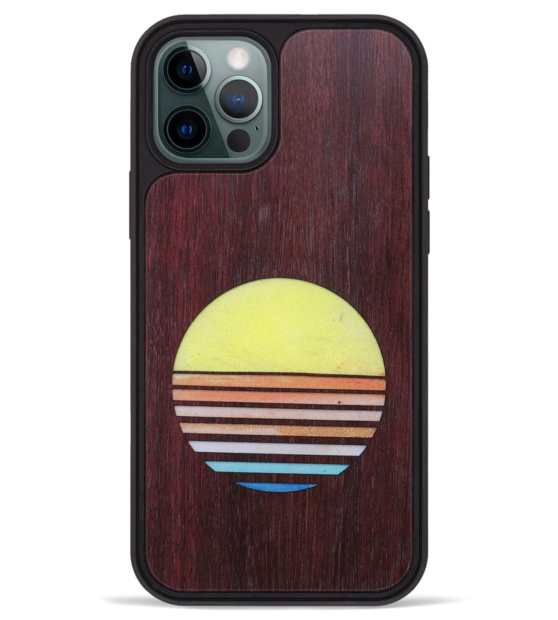iPhone 12 Pro Max Wood+Resin Phone Case - Earl (Retro, 634446)