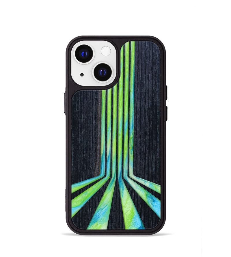 iPhone 13 mini Wood+Resin Phone Case - Kath (Retro, 634158)
