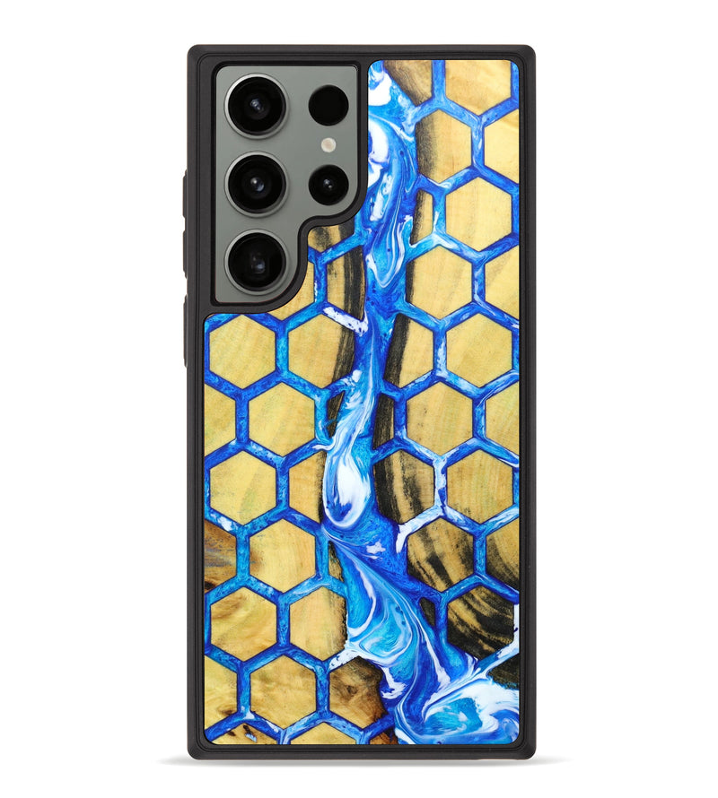 Galaxy S23 Ultra Wood+Resin Phone Case - Ronnie (Pattern, 637389)