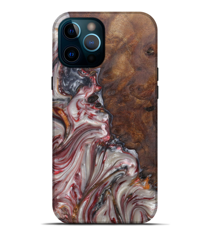 iPhone 12 Pro Max Wood+Resin Live Edge Phone Case - Kassi (Artist Pick, 607230)
