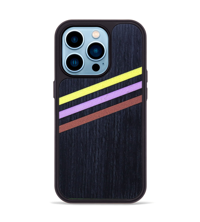 iPhone 14 Pro Wood+Resin Phone Case - Gussy (Retro, 634202)