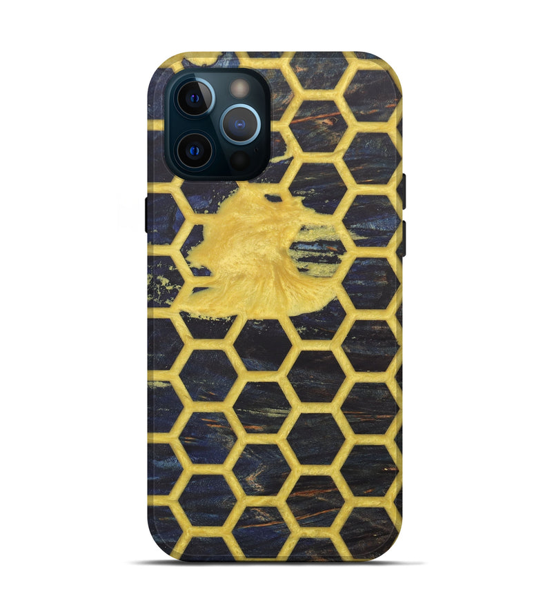 iPhone 12 Pro Wood+Resin Live Edge Phone Case - Jackson (Retro, 642806)