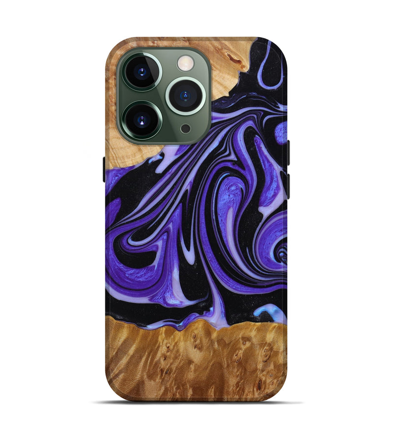iPhone 13 Pro Wood+Resin Live Edge Phone Case - Gunner (Artist Pick, 644817)