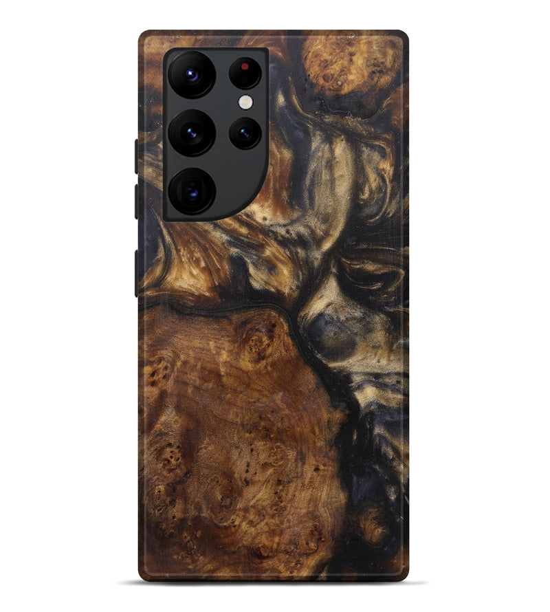 Galaxy S22 Ultra Wood+Resin Live Edge Phone Case - Deloris (Metallic, 594828)