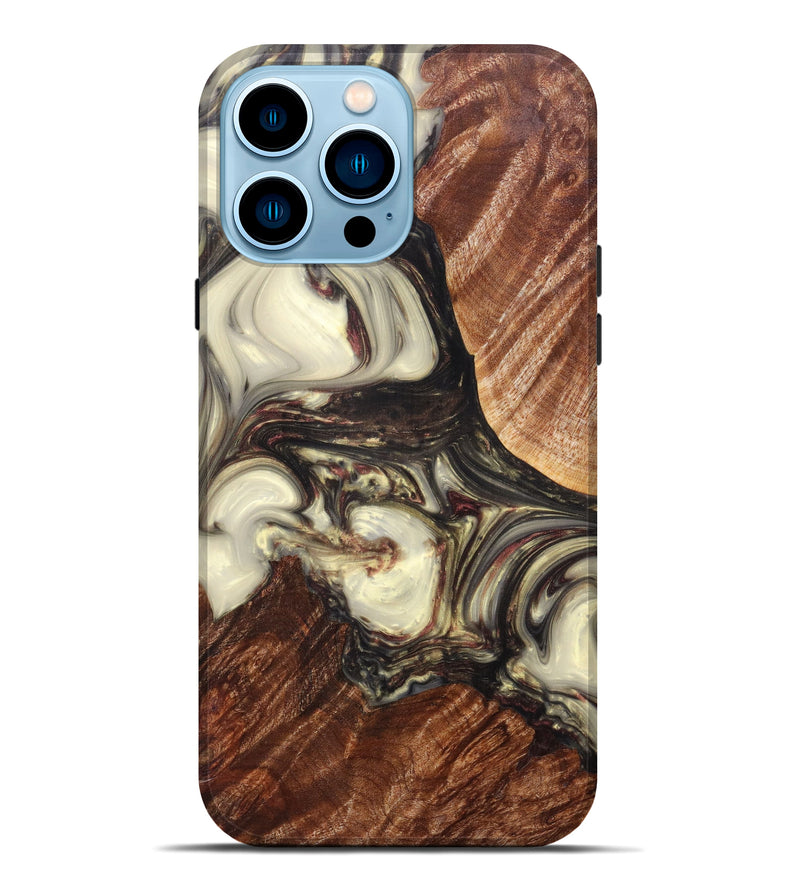 iPhone 14 Pro Max Wood+Resin Live Edge Phone Case - JoLee (Artist Pick, 605622)