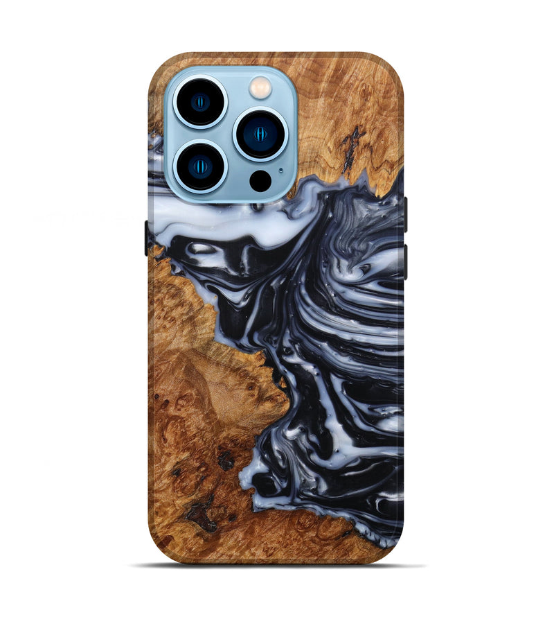 iPhone 14 Pro Wood+Resin Live Edge Phone Case - Wanda (Artist Pick, 614556)
