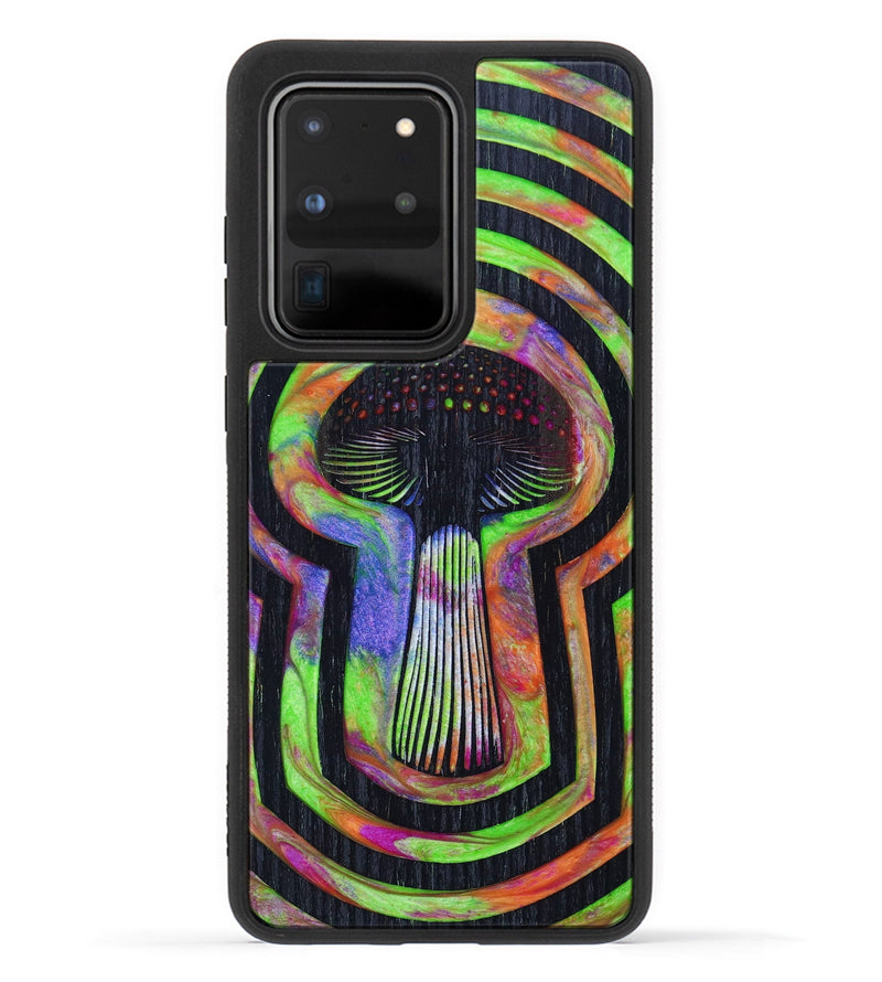 Galaxy S20 Ultra Wood+Resin Phone Case - Paulie (Retro, 633945)