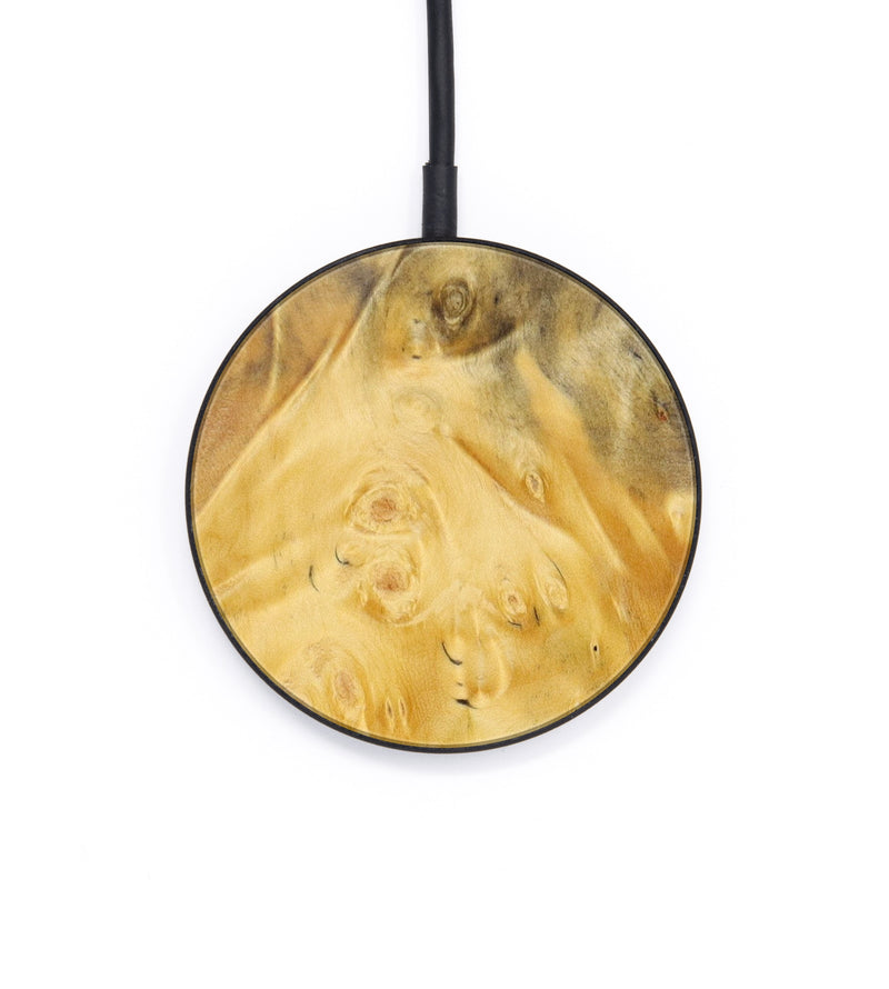 Circle Burl Wood Wireless Charger - Olivia (Wood Burl, 643515)