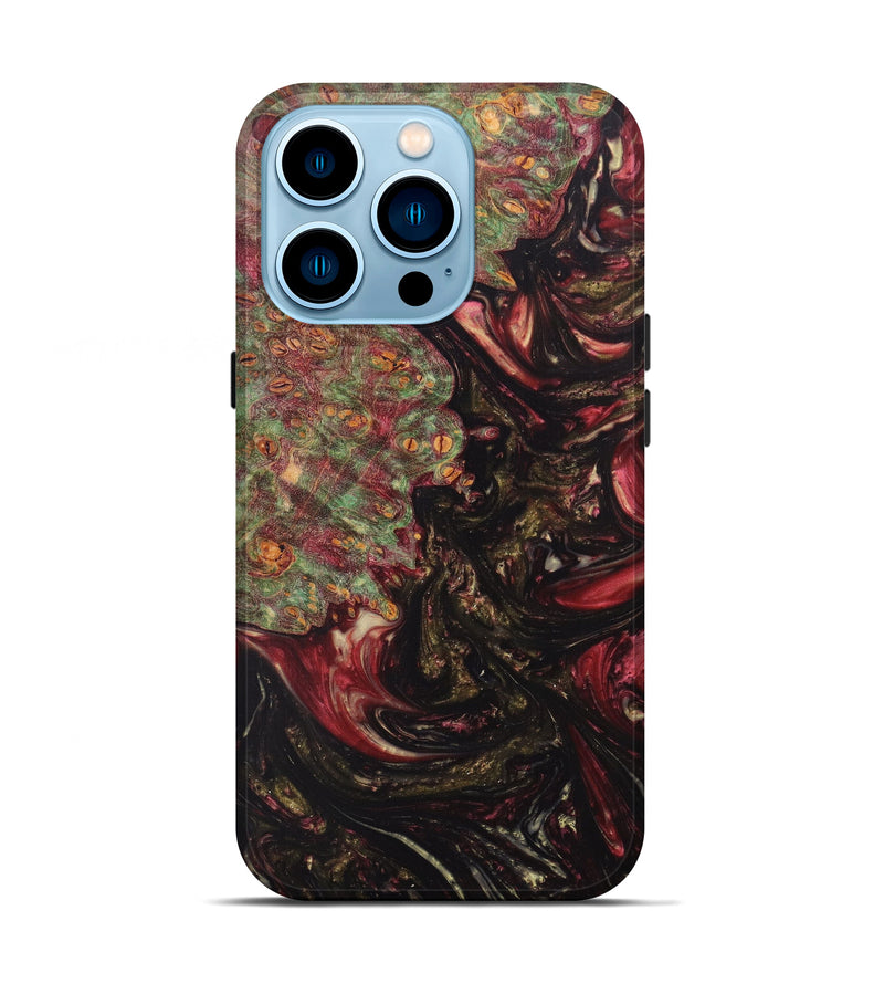 iPhone 14 Pro Wood+Resin Live Edge Phone Case - Essy (Artist Pick, 605668)