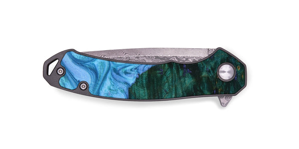 EDC Wood+Resin Pocket Knife - Myrtle (Artist Pick, 647286)