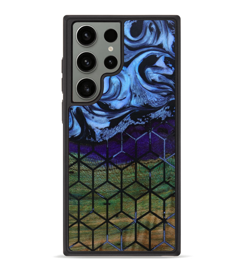 Galaxy S23 Ultra Wood+Resin Phone Case - Lloyd (Pattern, 642069)