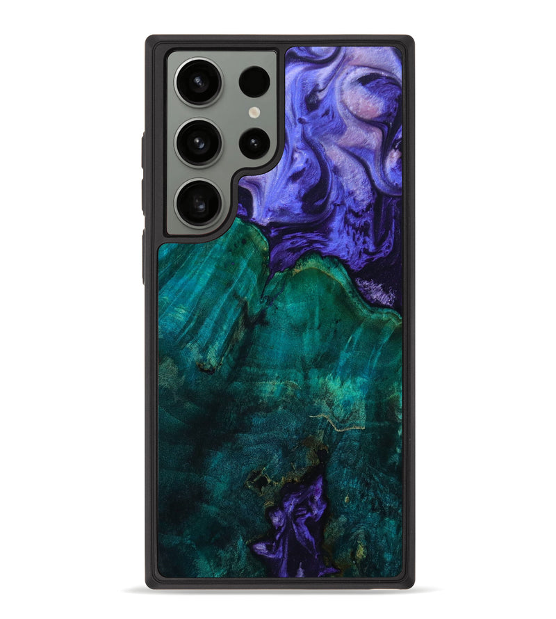 Galaxy S23 Ultra Wood+Resin Phone Case - Camden (Purple, 647535)
