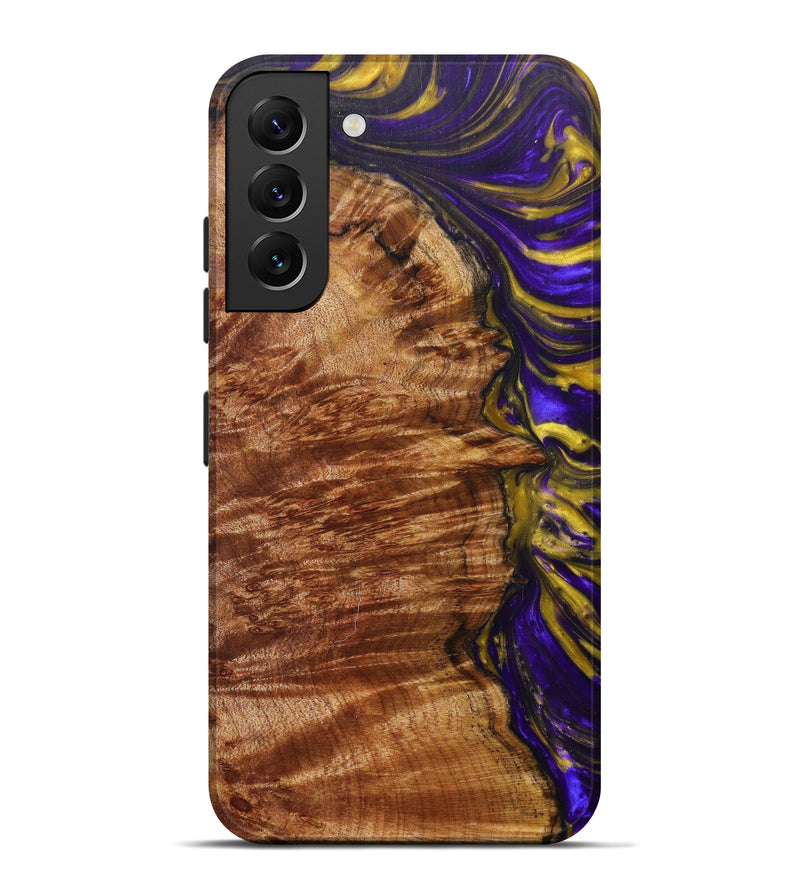 Galaxy S22 Plus Wood+Resin Live Edge Phone Case - Wilmette (Purple, 607161)