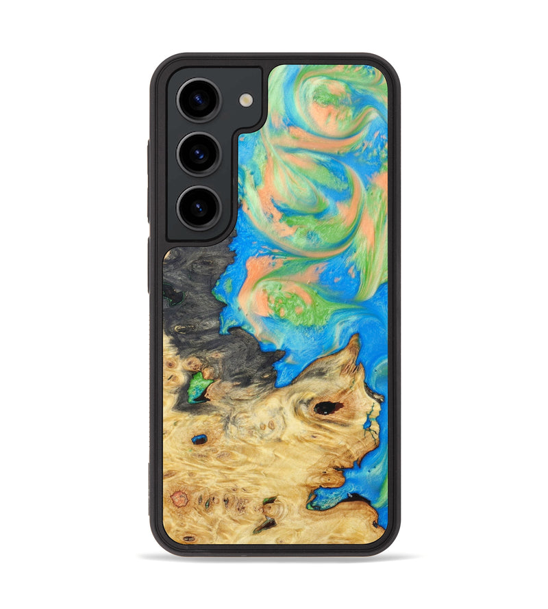 Galaxy S23 Wood+Resin Phone Case - Alan (Retro, 634679)