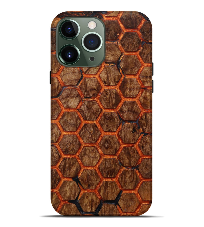 iPhone 13 Pro Max Wood+Resin Live Edge Phone Case - Amir (Artist Pick, 642695)