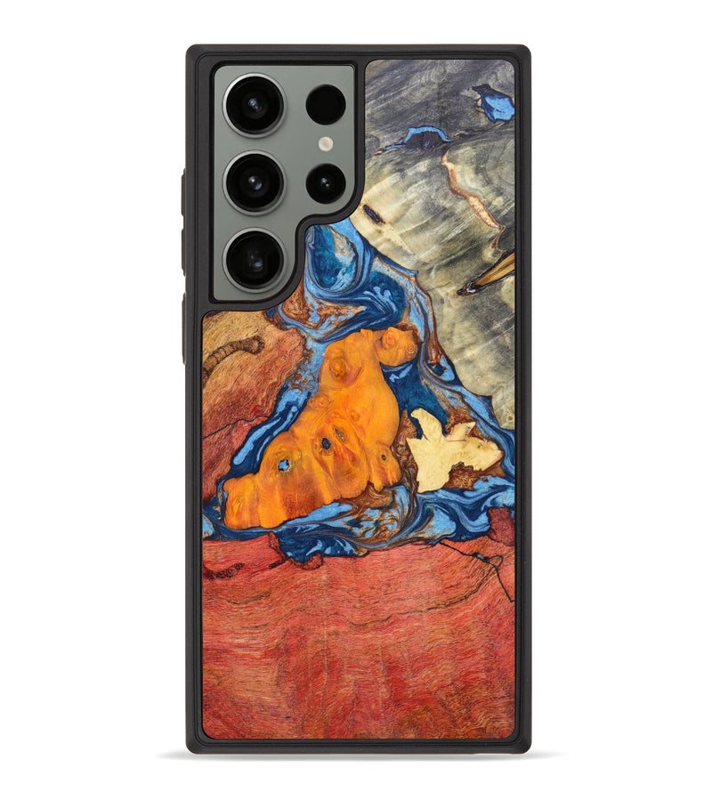 Galaxy S23 Ultra Wood+Resin Phone Case - Skyla (Mosaic, 630769)