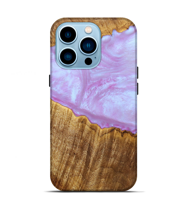 iPhone 14 Pro Wood+Resin Live Edge Phone Case - Jakob (Artist Pick, 637245)
