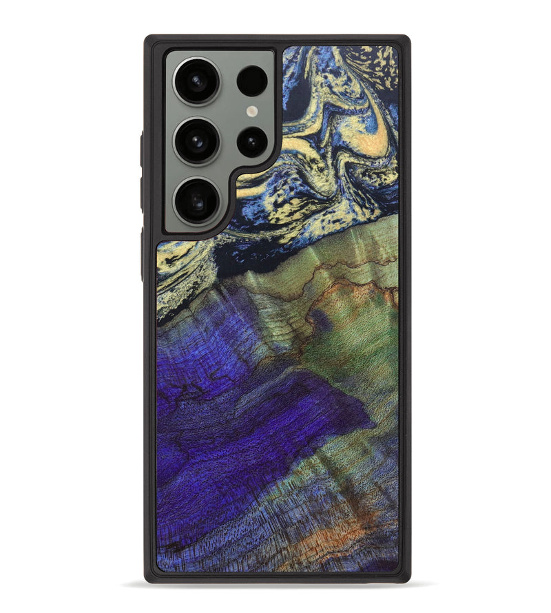 Galaxy S23 Ultra Wood+Resin Phone Case - Thurman (Blue, 630491)