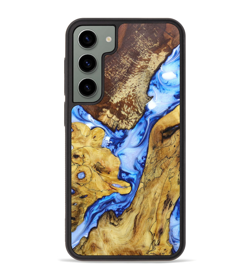 Galaxy S23 Plus Wood+Resin Phone Case - Genowefa (Mosaic, 633794)