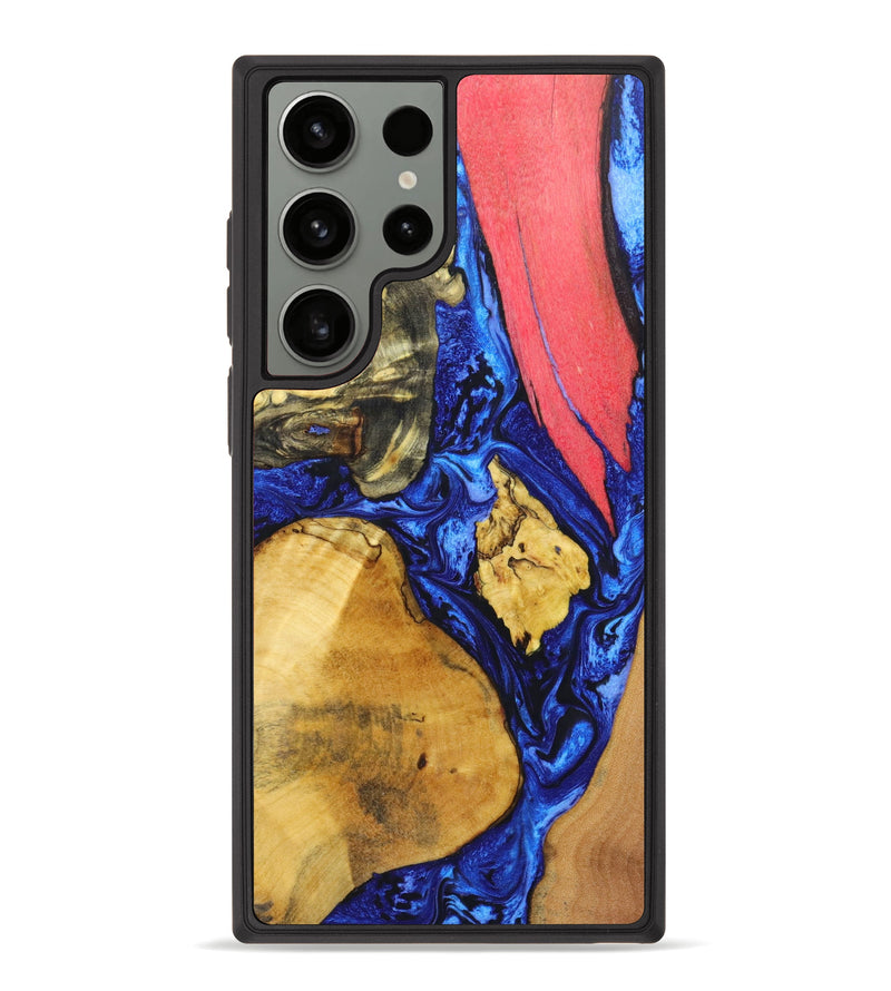 Galaxy S23 Ultra Wood+Resin Phone Case - Vivian (Mosaic, 638067)