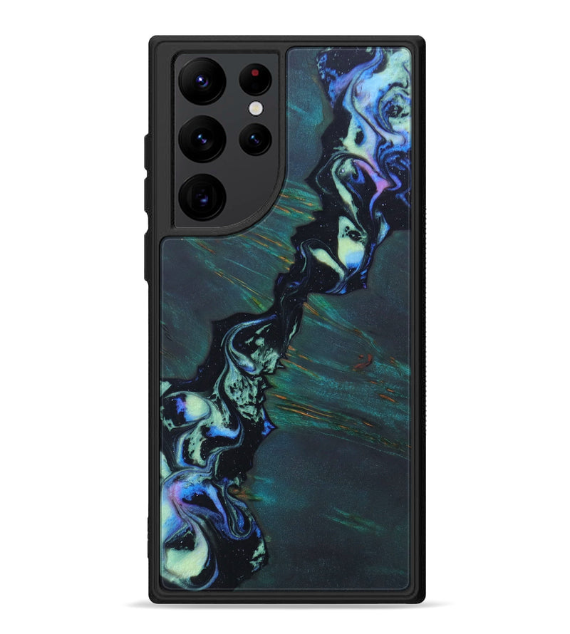 Galaxy S22 Ultra Wood+Resin Phone Case - Rohan (Aurora, 618504)