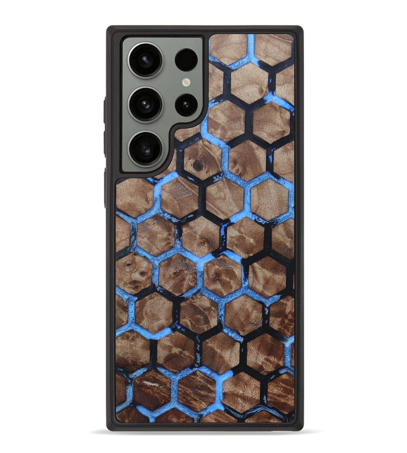 Galaxy S23 Ultra Wood+Resin Phone Case - Coty (Pattern, 625705)