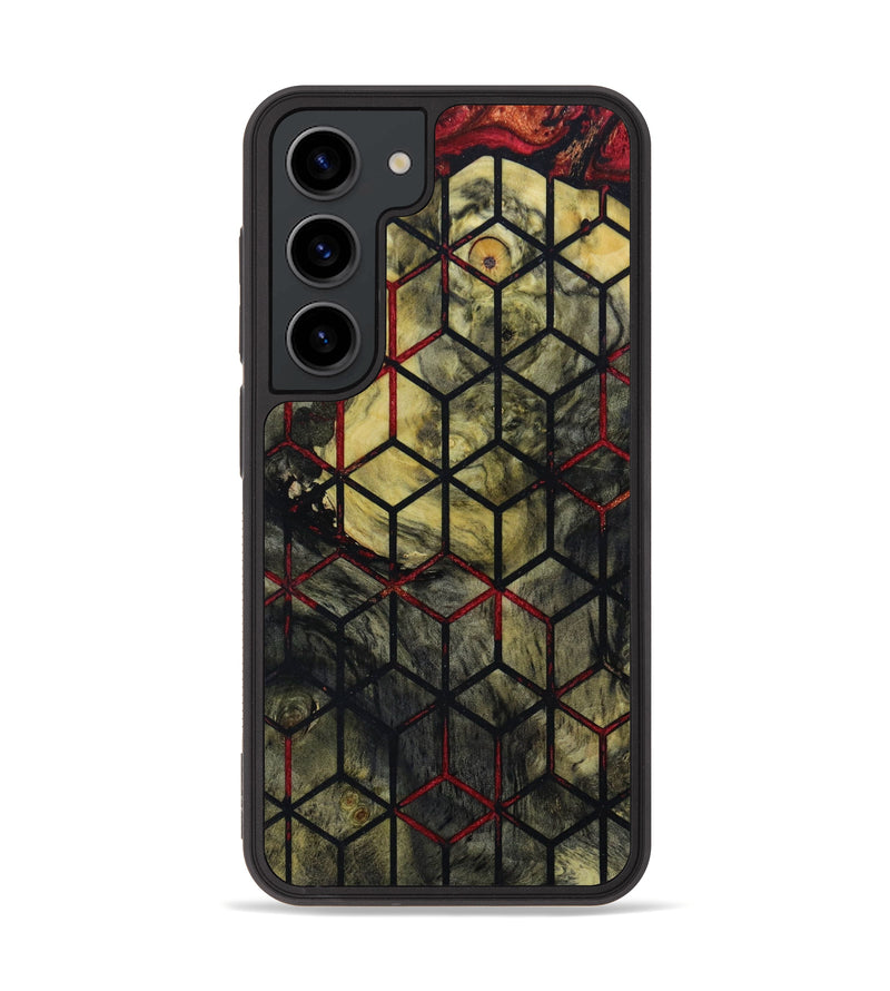 Galaxy S23 Wood+Resin Phone Case - Kiana (Pattern, 645532)