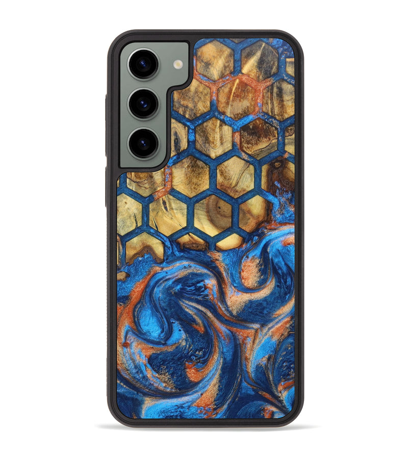 Galaxy S23 Plus Wood+Resin Phone Case - Aydin (Pattern, 628716)