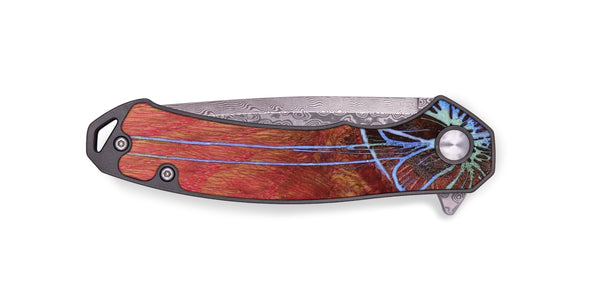 EDC Wood+Resin Pocket Knife - Grace (Spring, 640631)