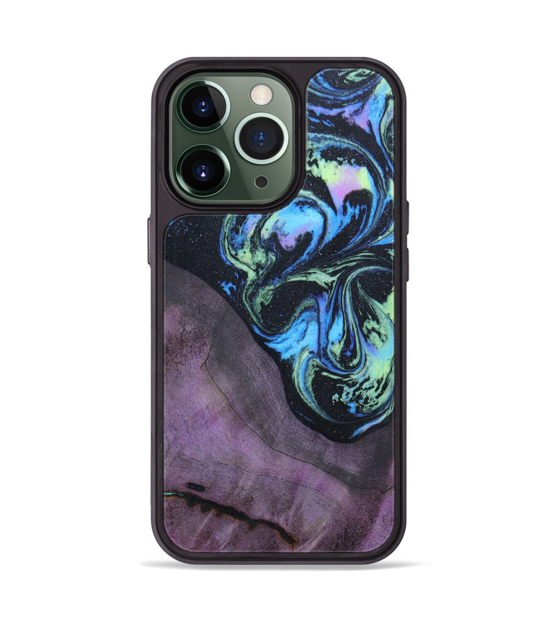 iPhone 13 Pro Wood+Resin Phone Case - Aleia (Aurora, 617598)