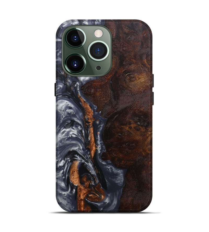 iPhone 13 Pro Wood+Resin Live Edge Phone Case - Dory (Metallic, 597347)