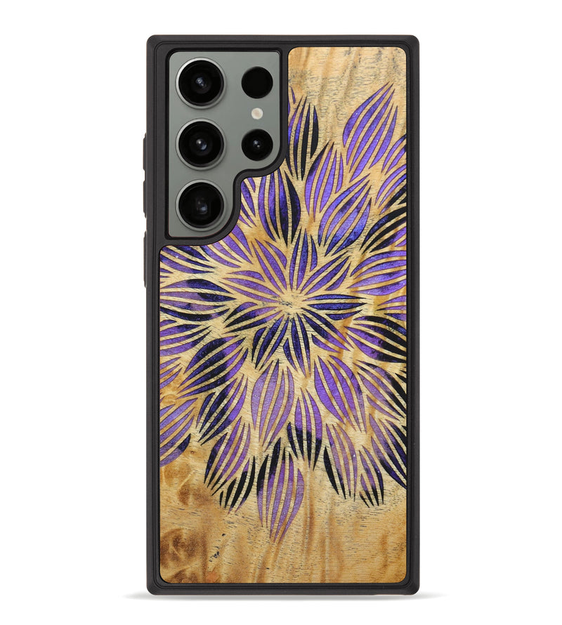 Galaxy S23 Ultra Wood+Resin Phone Case - Jodi (Pattern, 632682)