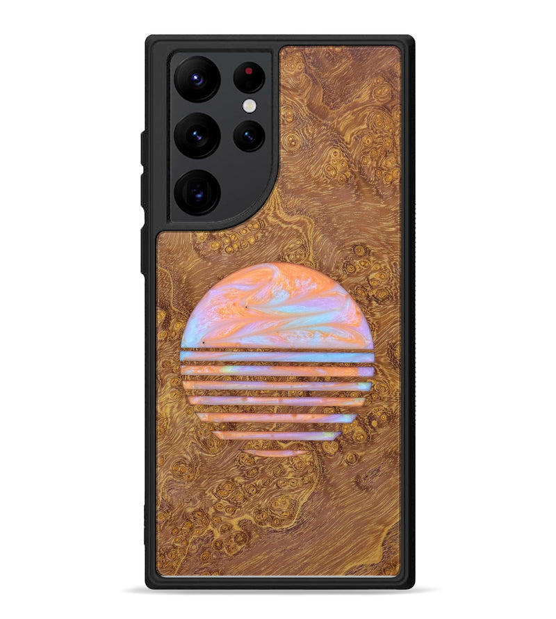 Galaxy S22 Ultra Wood+Resin Phone Case - Dominic (Retro, 636264)