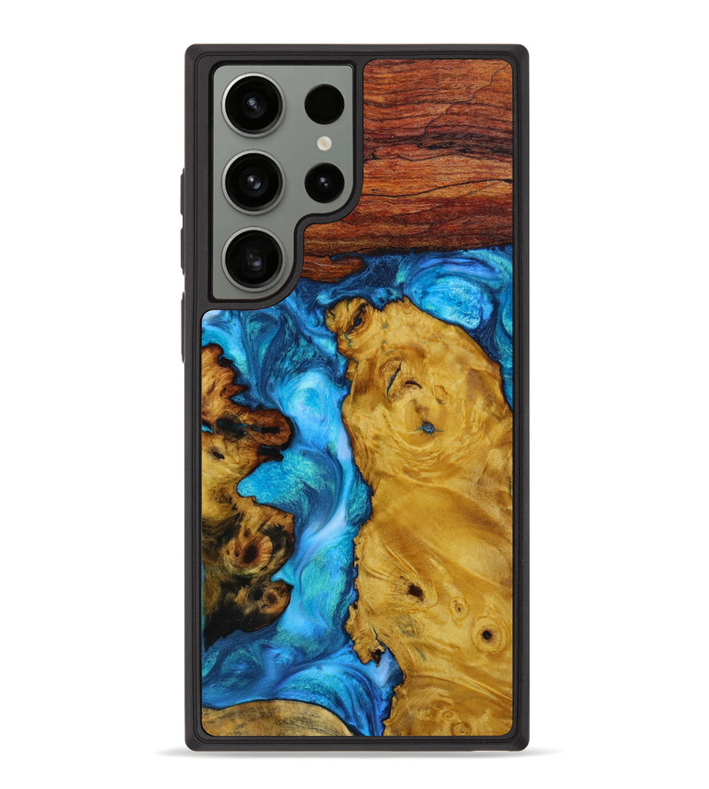 Galaxy S23 Ultra Wood+Resin Phone Case - Mallory (Mosaic, 644865)