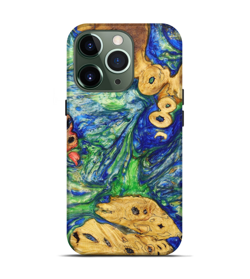 iPhone 13 Pro Wood+Resin Live Edge Phone Case - Janna (Artist Pick, 630239)