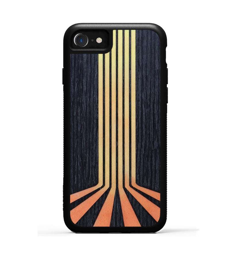 iPhone SE Wood+Resin Phone Case - Jackie (Retro, 636292)