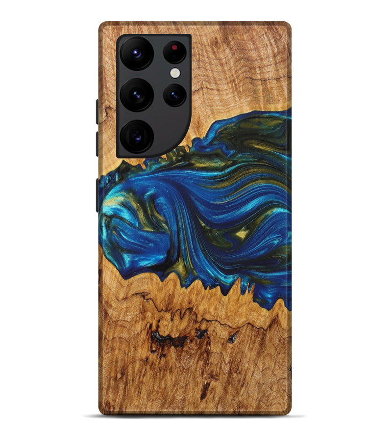 Galaxy S22 Ultra Wood+Resin Live Edge Phone Case - Rolland (Artist Pick, 621679)