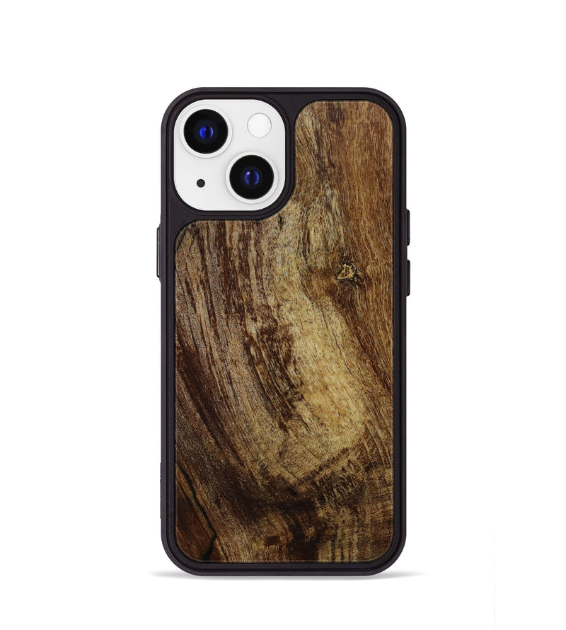 iPhone 13 mini Wood+Resin Phone Case - Kathryn (Wood Burl, 647589)