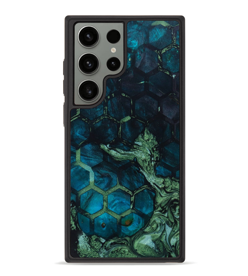 Galaxy S23 Ultra Wood+Resin Phone Case - Guadalupe (Pattern, 642506)
