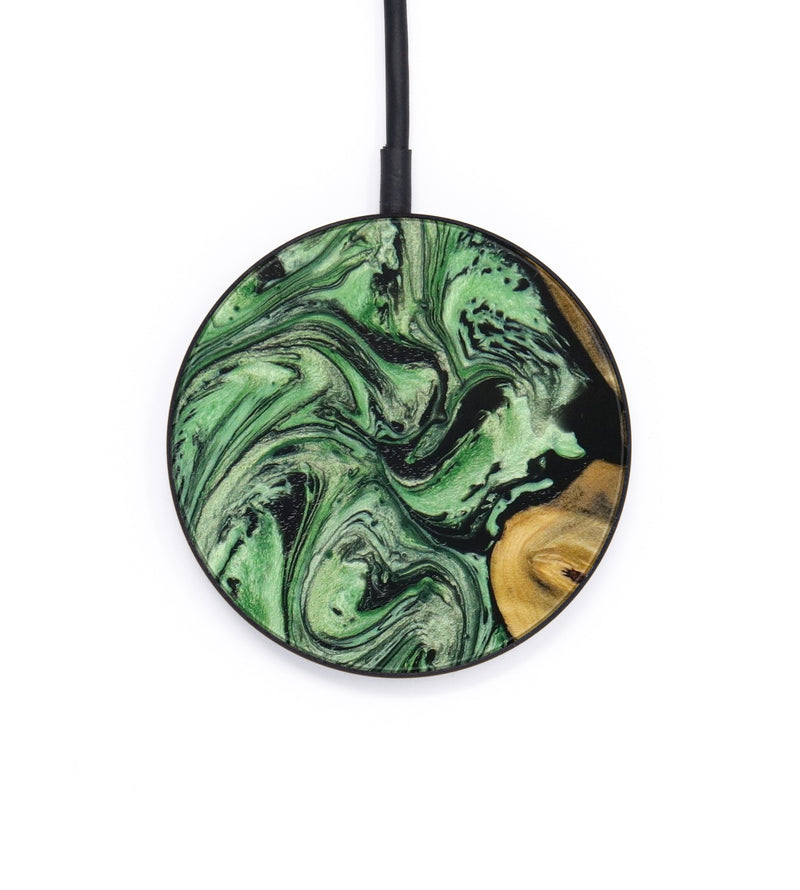 Circle Wood+Resin Wireless Charger - Dante (Artist Pick, 647409)