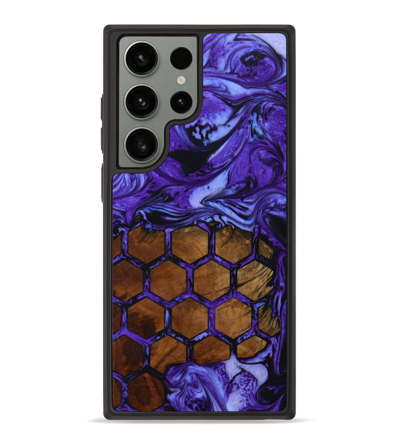 Galaxy S23 Ultra Wood+Resin Phone Case - Maureen (Pattern, 642061)