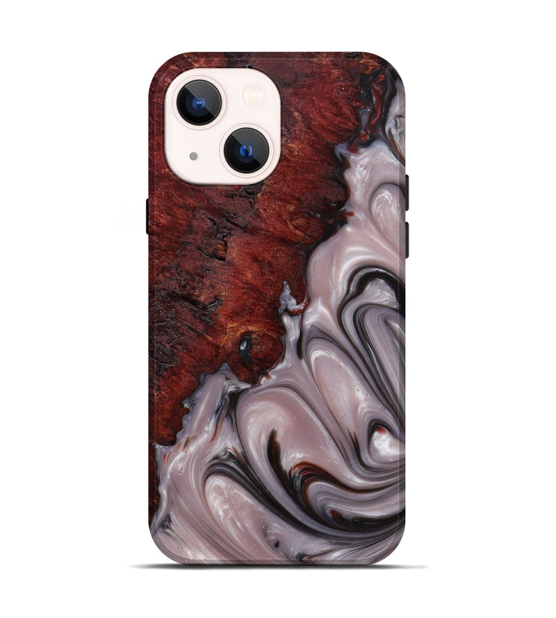 iPhone 14 Wood+Resin Live Edge Phone Case - Neil (Metallic, 610288)
