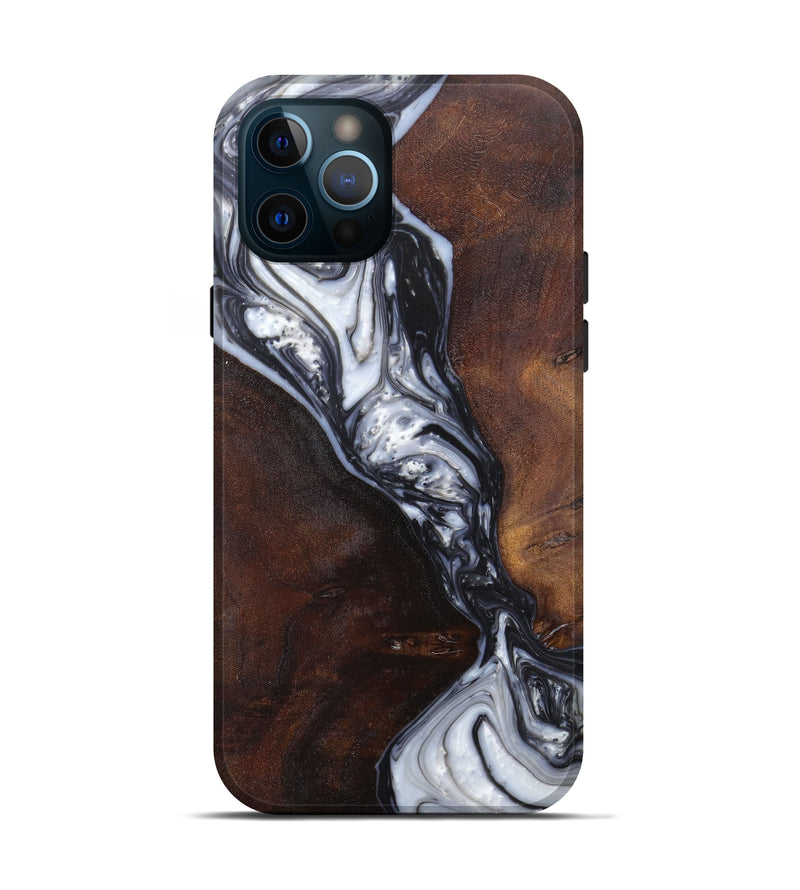 iPhone 12 Pro Wood+Resin Live Edge Phone Case - Lorna (Artist Pick, 605663)