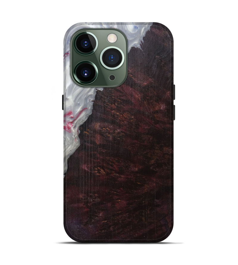 iPhone 13 Pro Wood+Resin Live Edge Phone Case - Jaffer (Metallic, 594899)