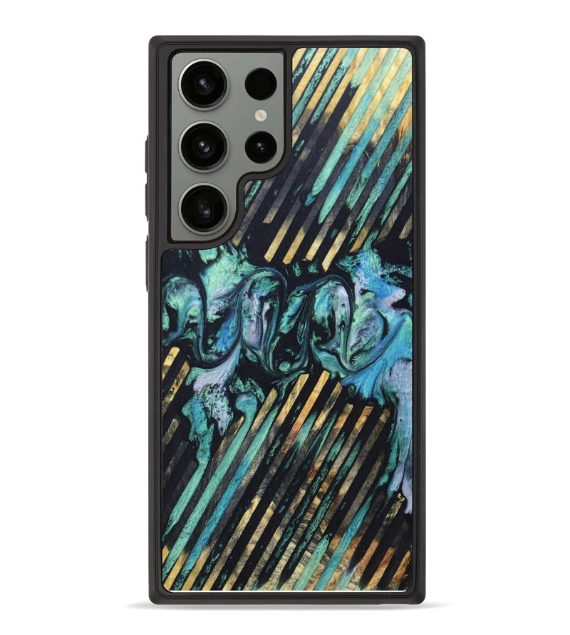 Galaxy S23 Ultra Wood+Resin Phone Case - Ariyah (Pattern, 624593)
