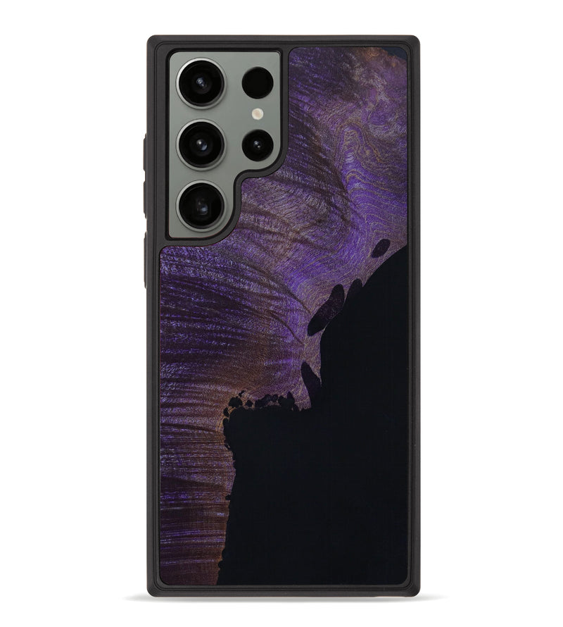 Galaxy S23 Ultra Wood+Resin Phone Case - Diego (Black & White, 647091)