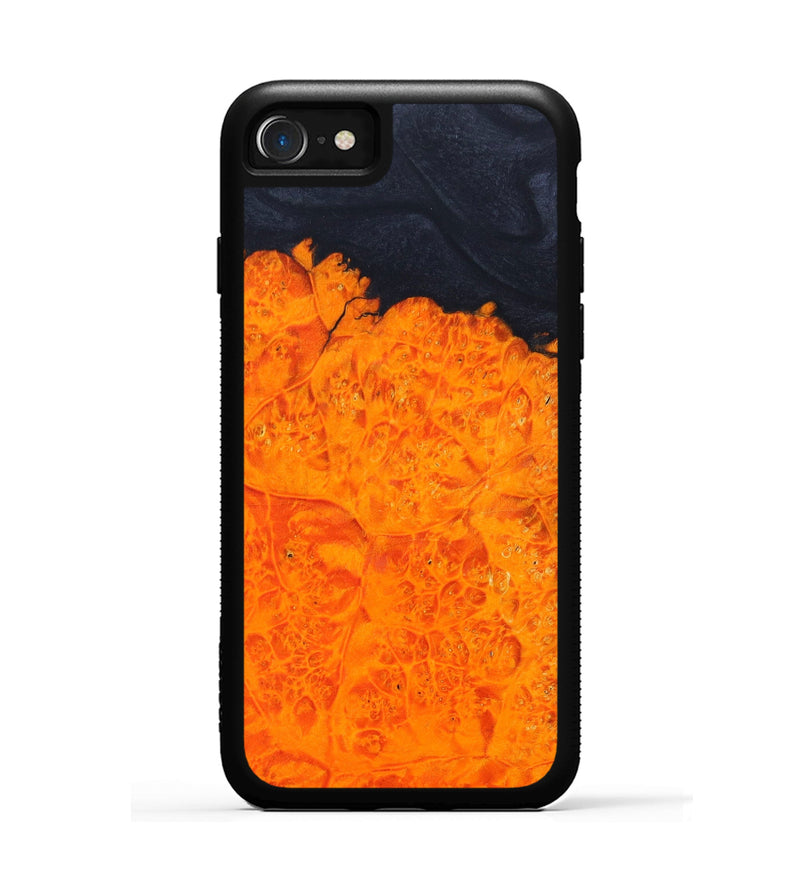 iPhone SE Wood+Resin Phone Case - Glenn (Black & White, 635877)