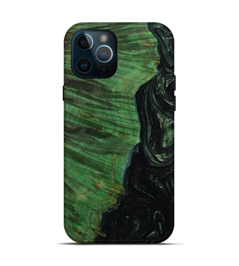 iPhone 12 Pro Wood+Resin Live Edge Phone Case - Vicky (Artist Pick, 646516)