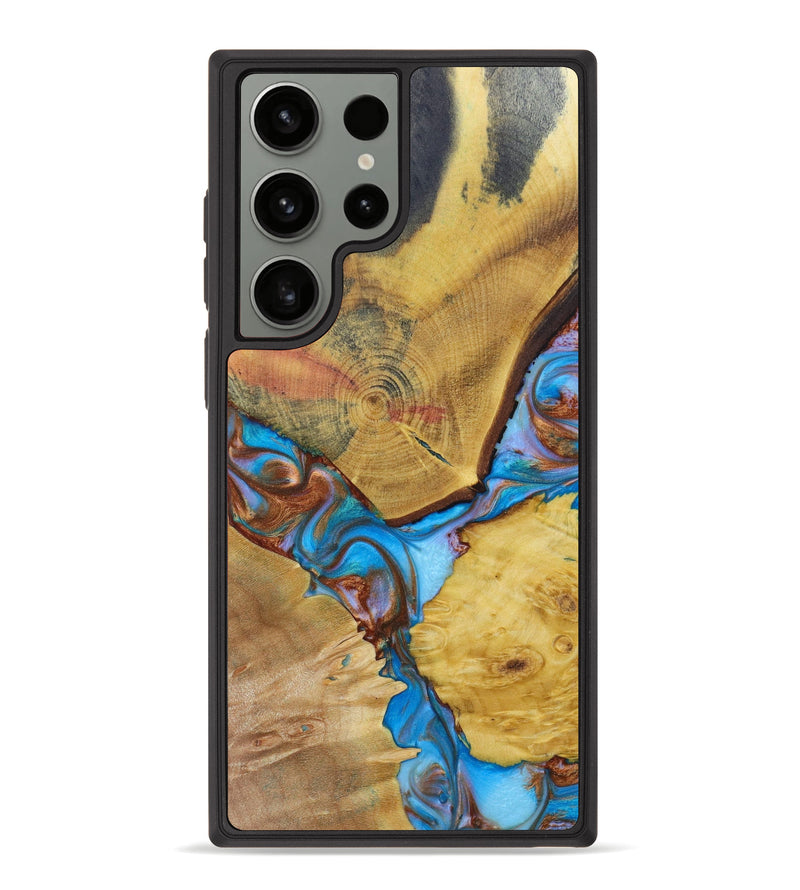 Galaxy S23 Ultra Wood+Resin Phone Case - Nikole (Mosaic, 622105)
